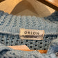 1960s Blue Knitted Blue Cardigan Jumper