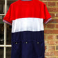 1970s Striped Cycling Shirt Top