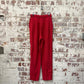 1960s Red Wool Simpson Trousers