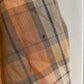 1950s Brown Checkered McGregor Loop Collar Shirt