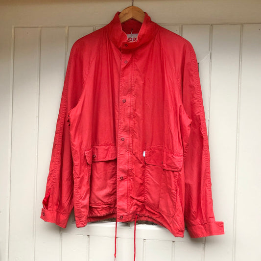 1980s Red Levi's Cotton Detail Jacket