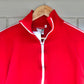 1970s Red Zip Up Track Top