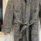 1970s Grey Wool Belted Long Coat