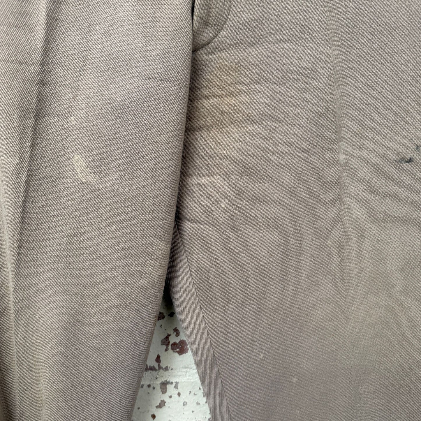 1960s Wool  Austin Reed Grey Formal Trousers