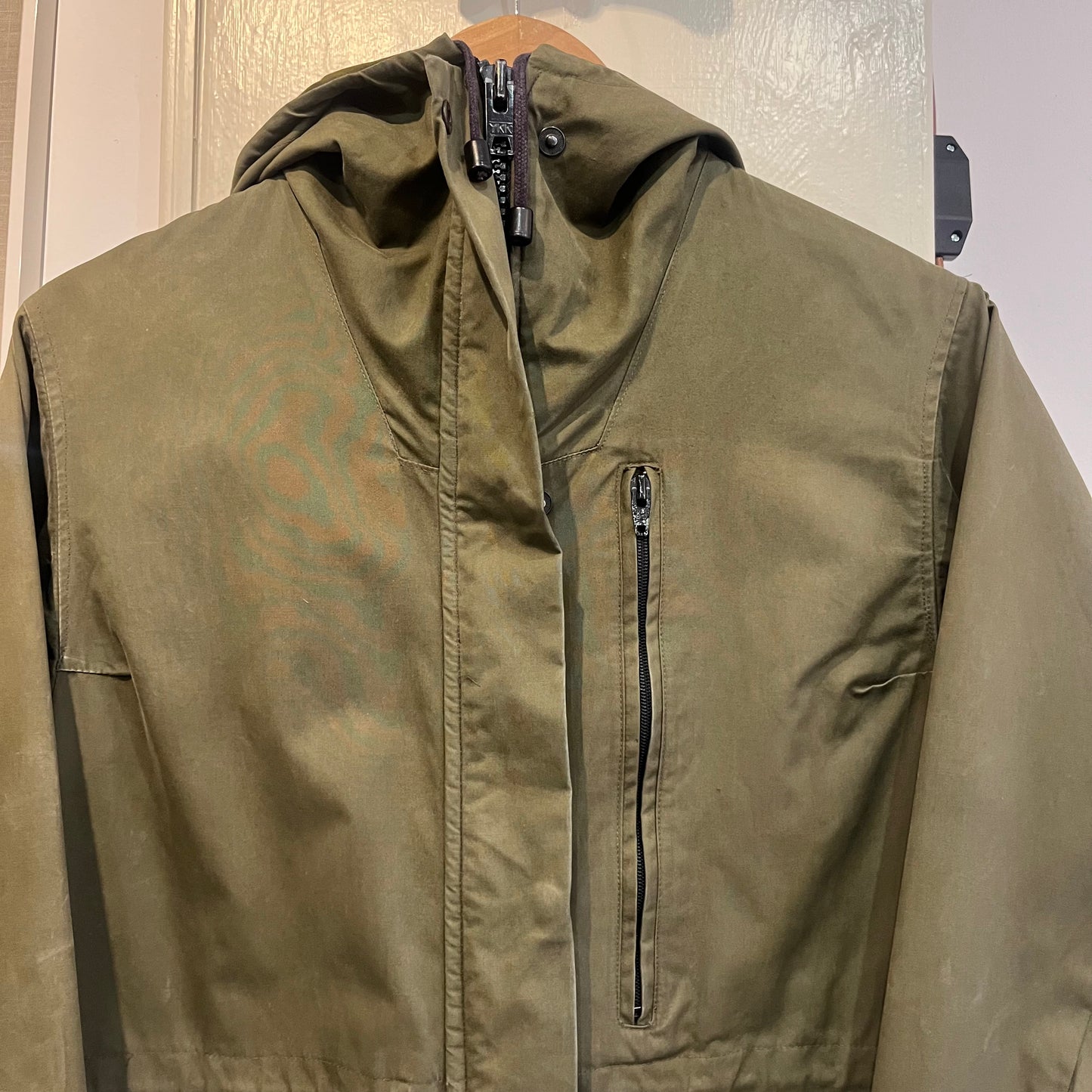 1970s Green 'Bobby' Windproof Cotton Walking Jacket