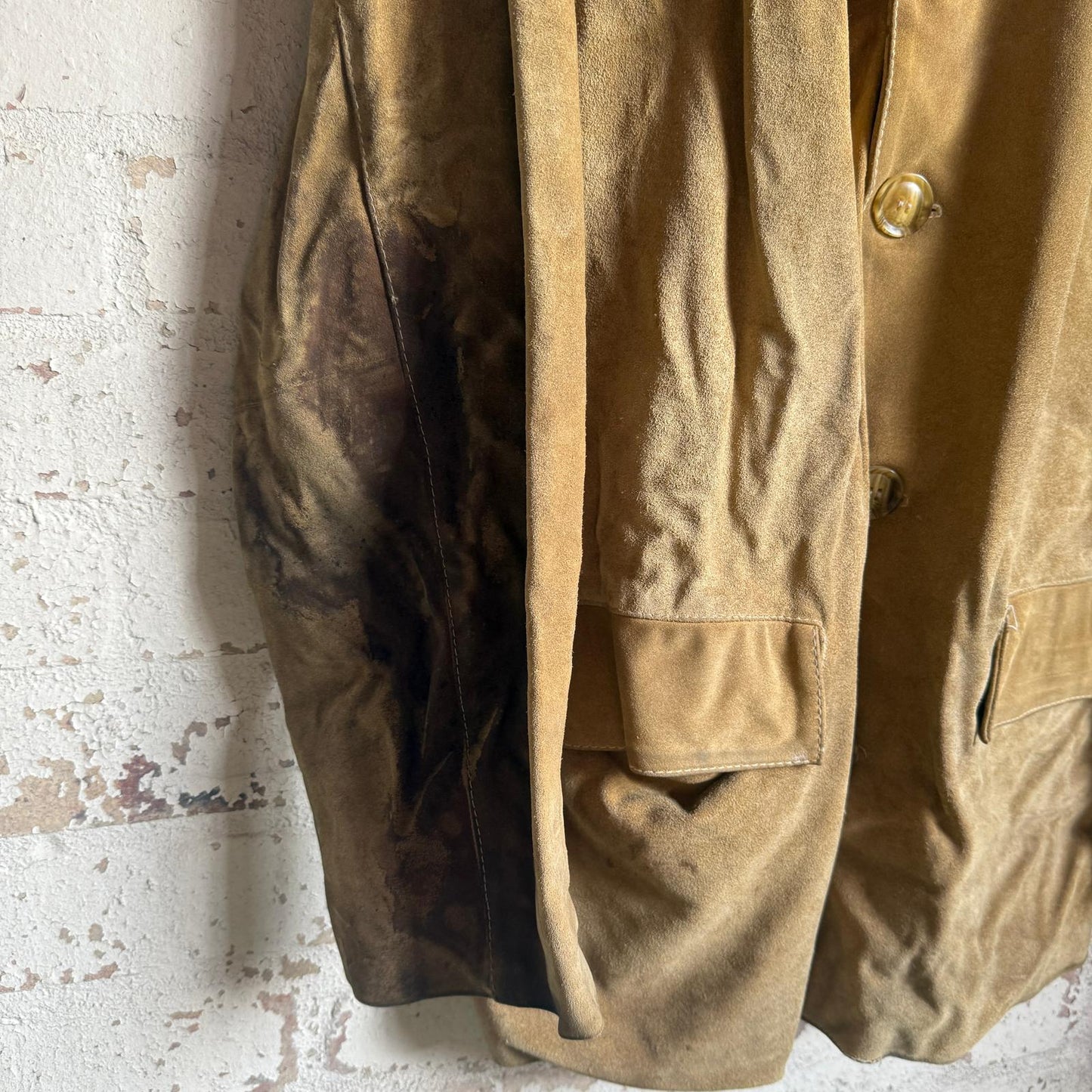 1970s Beige Suede Western Jacket