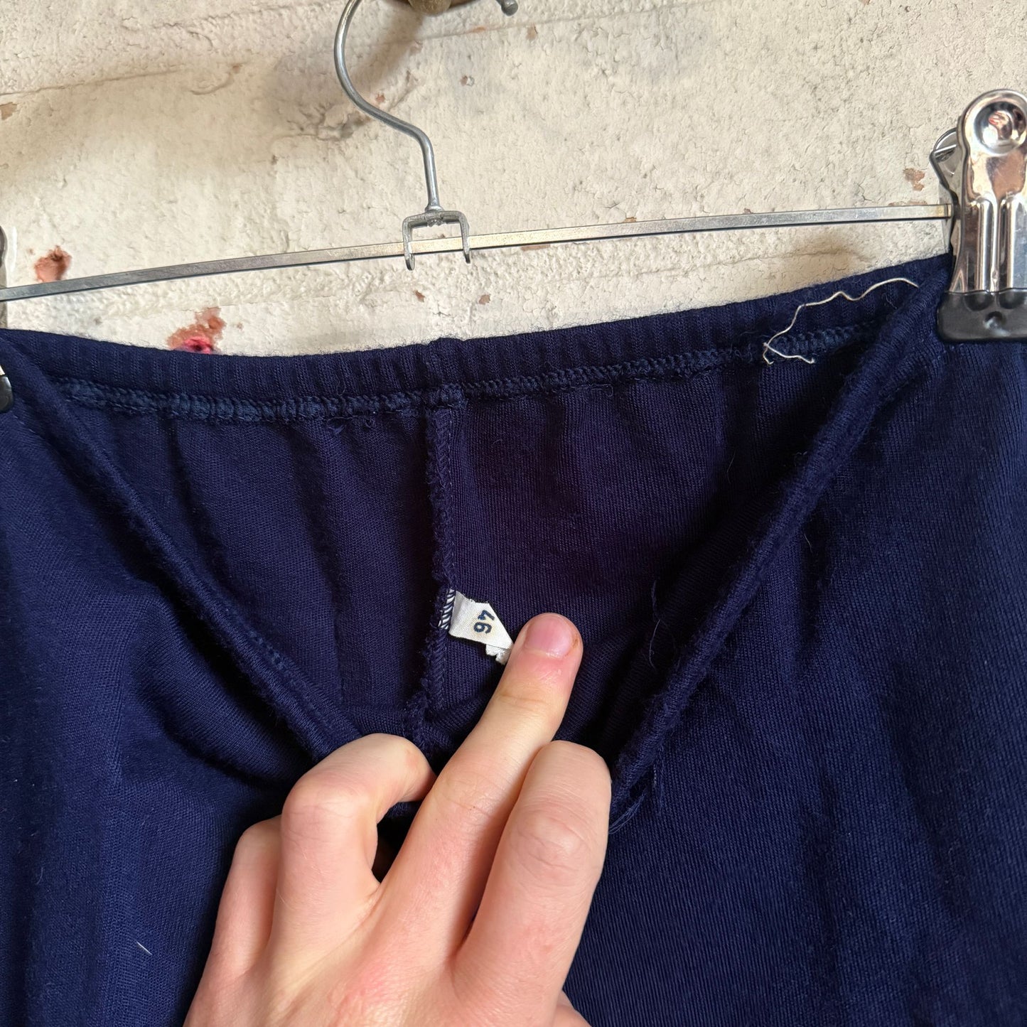 1970s Italian Navy Sports Tracksuit Bottoms