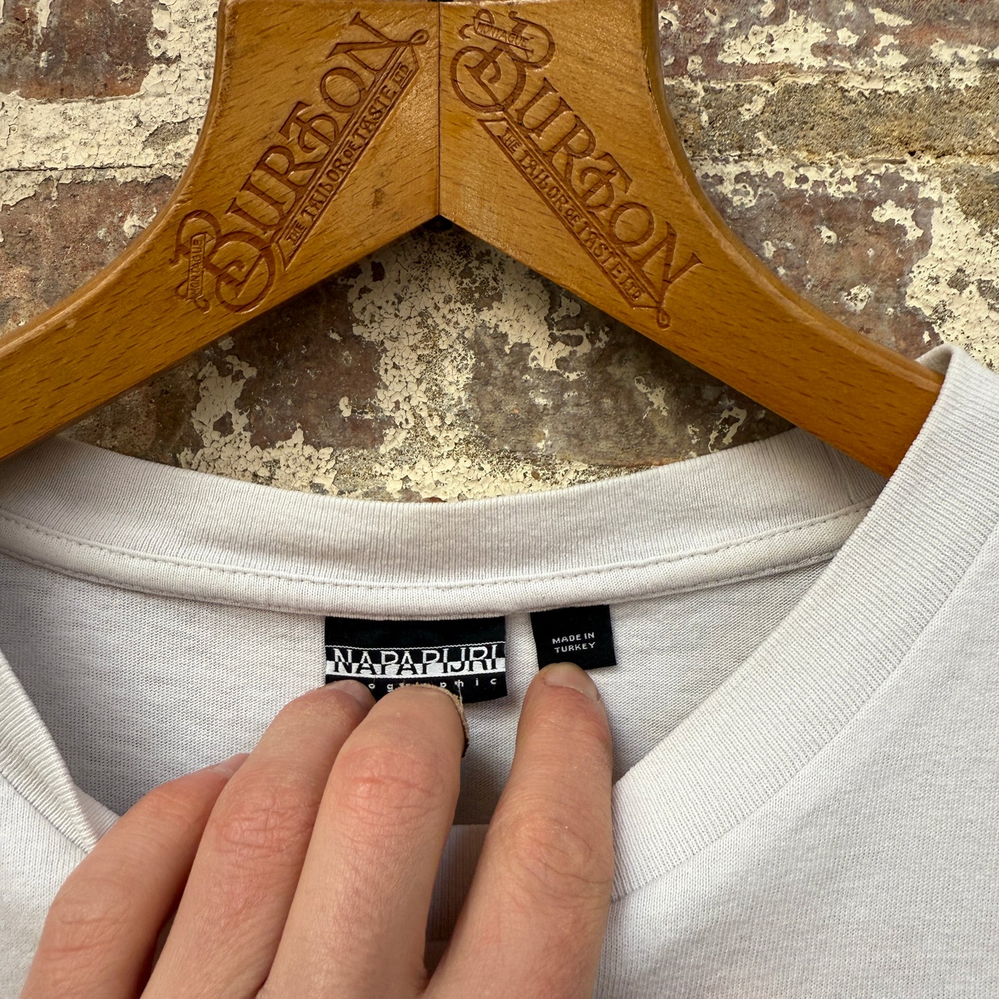 White Napapijri Graphic T-Shirt