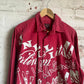 1990s Red Unlimited Graphic Button Shirt