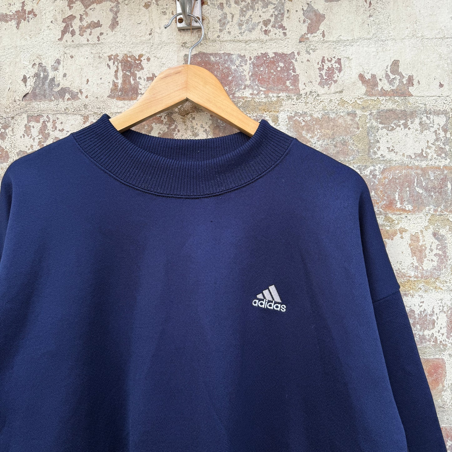 1990s Navy Adidas Sweatshirt
