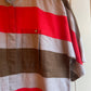 1970s Striped Cotton Button Shirt Blouse