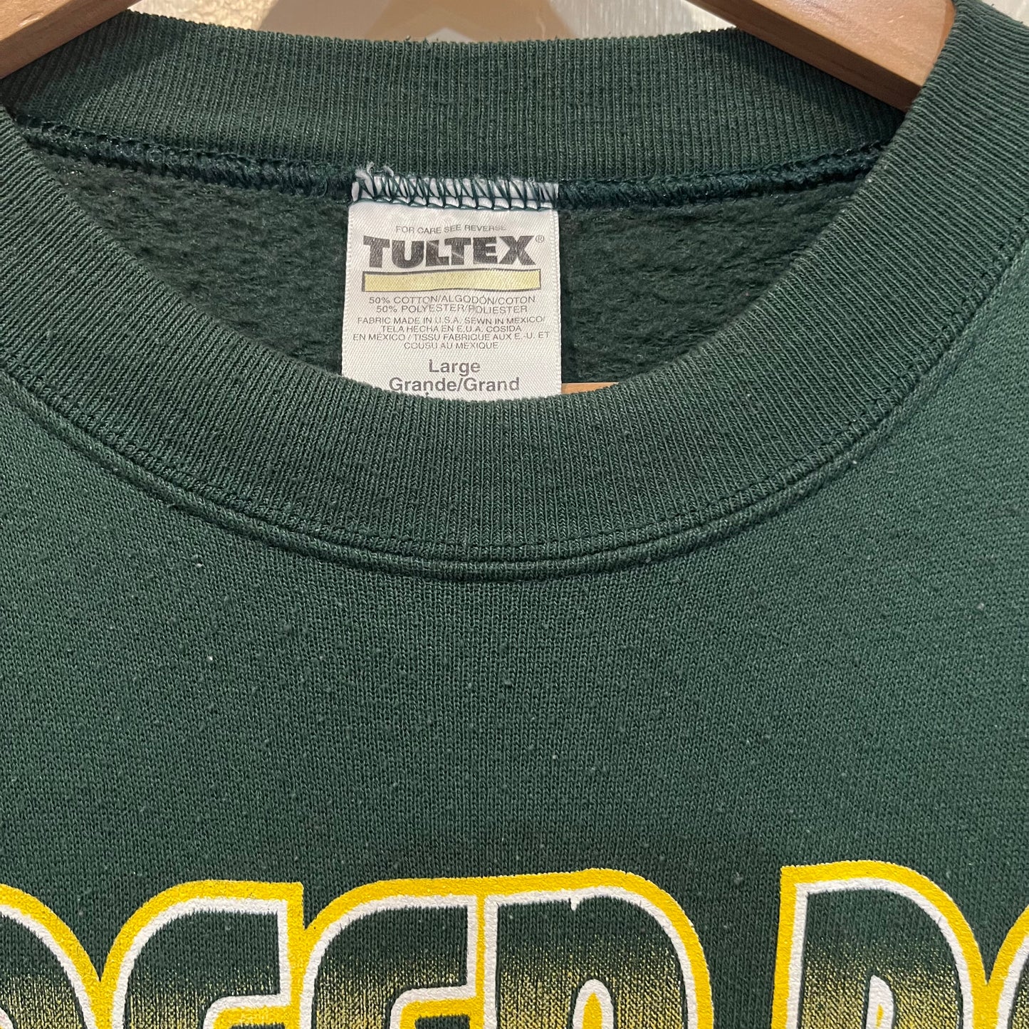 1990s Green 'Green Bay Packers' Graphic Sweatshirt