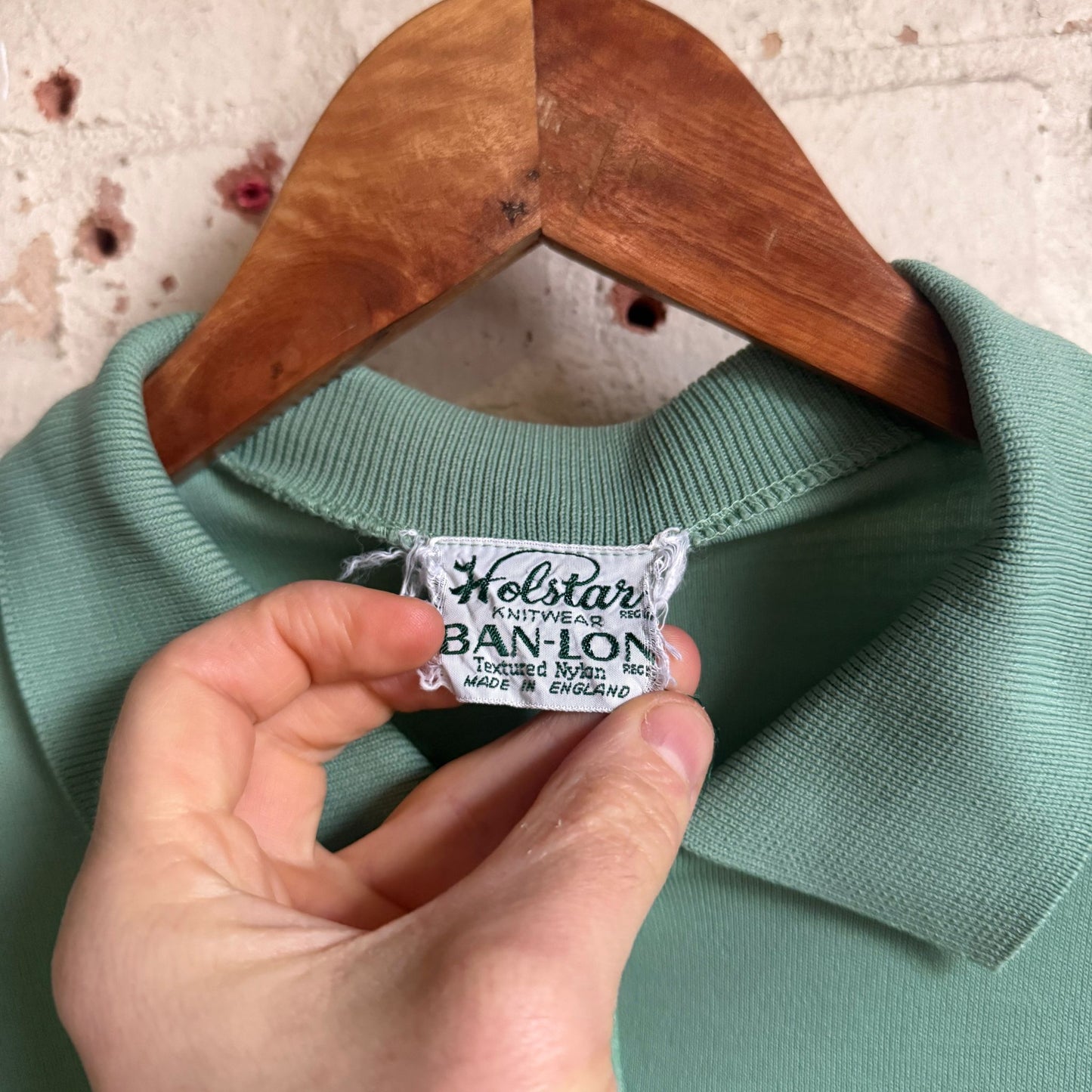1970s Green Button Holstar Cardigan Shirt