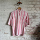 1940s Unusual British Pink Striped Shirt