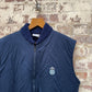 1980s Navy Shearling Fleece Gilet Jacket