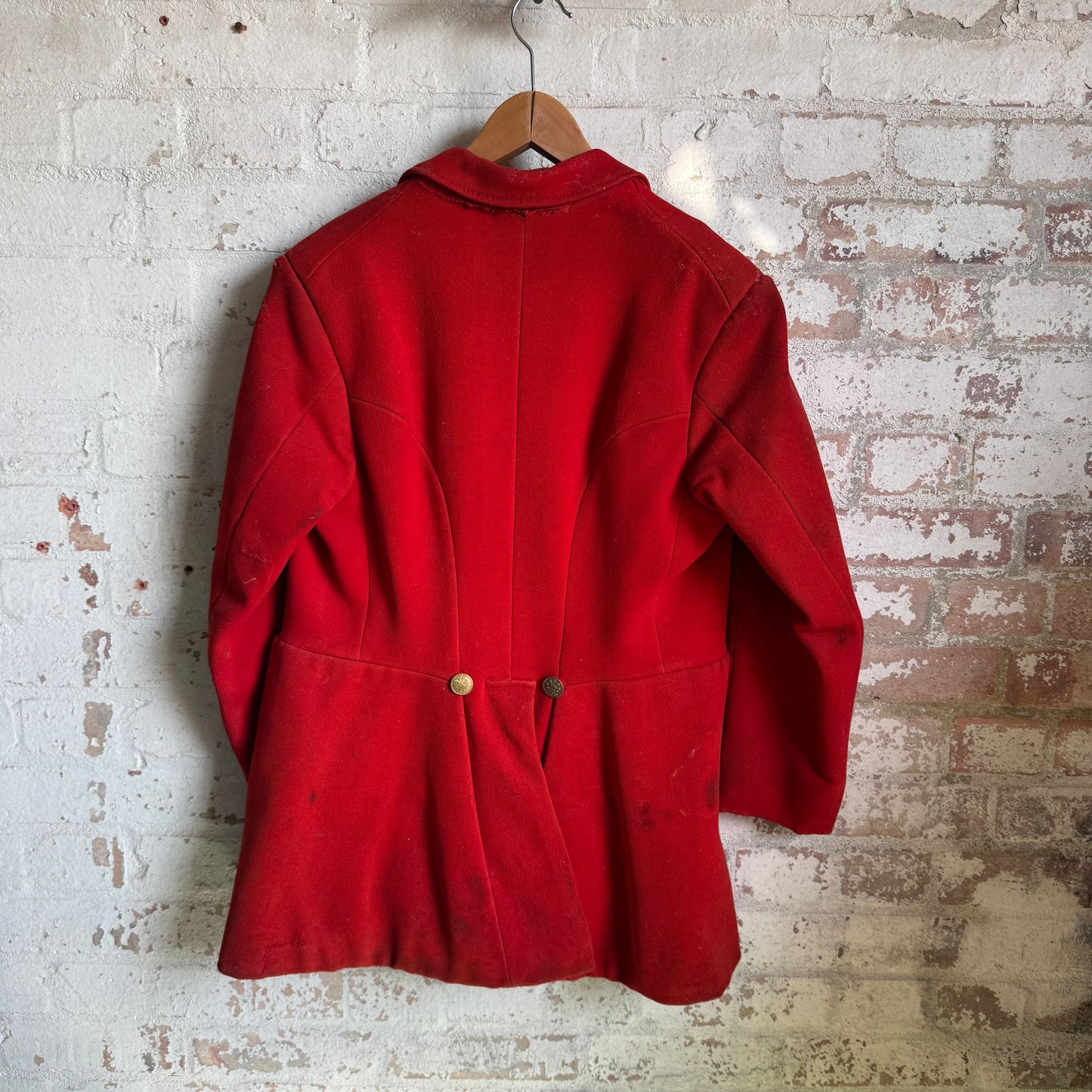 1940s Red Hunting Tailored Suit Blazer Jacket