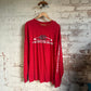 1990s Red Cross Colours Long Sleeve Top