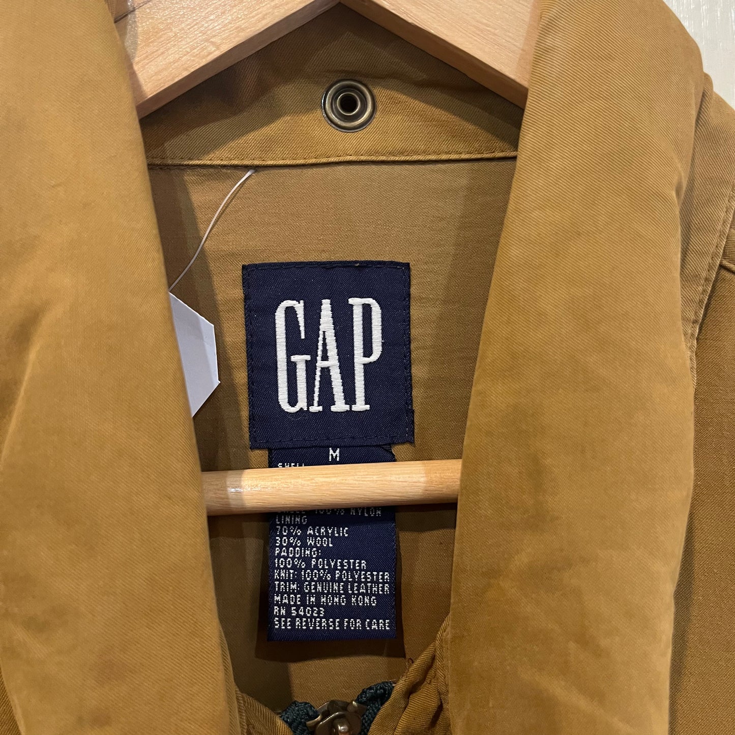 1990s Tan Gap Cotton Military Style jacket