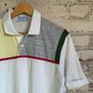 1980s White Tennis Adidas Polo Shirt