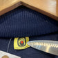 1980s Navy Zip up Track Top