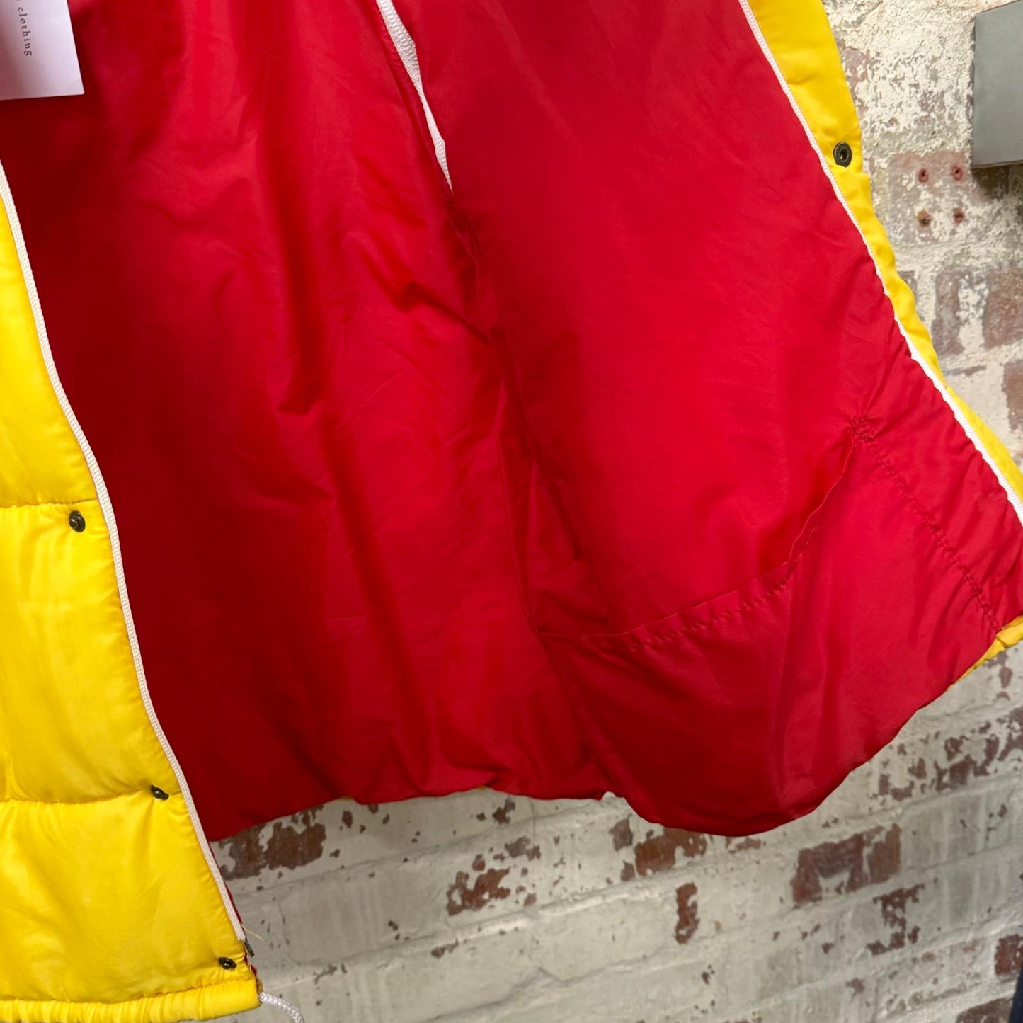 1980s Yellow Puffer Jacket