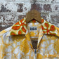 1960s Yellow Hawaiian Zip Shirt