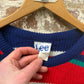1980s Lee Stripe Knitted Wool Jumper