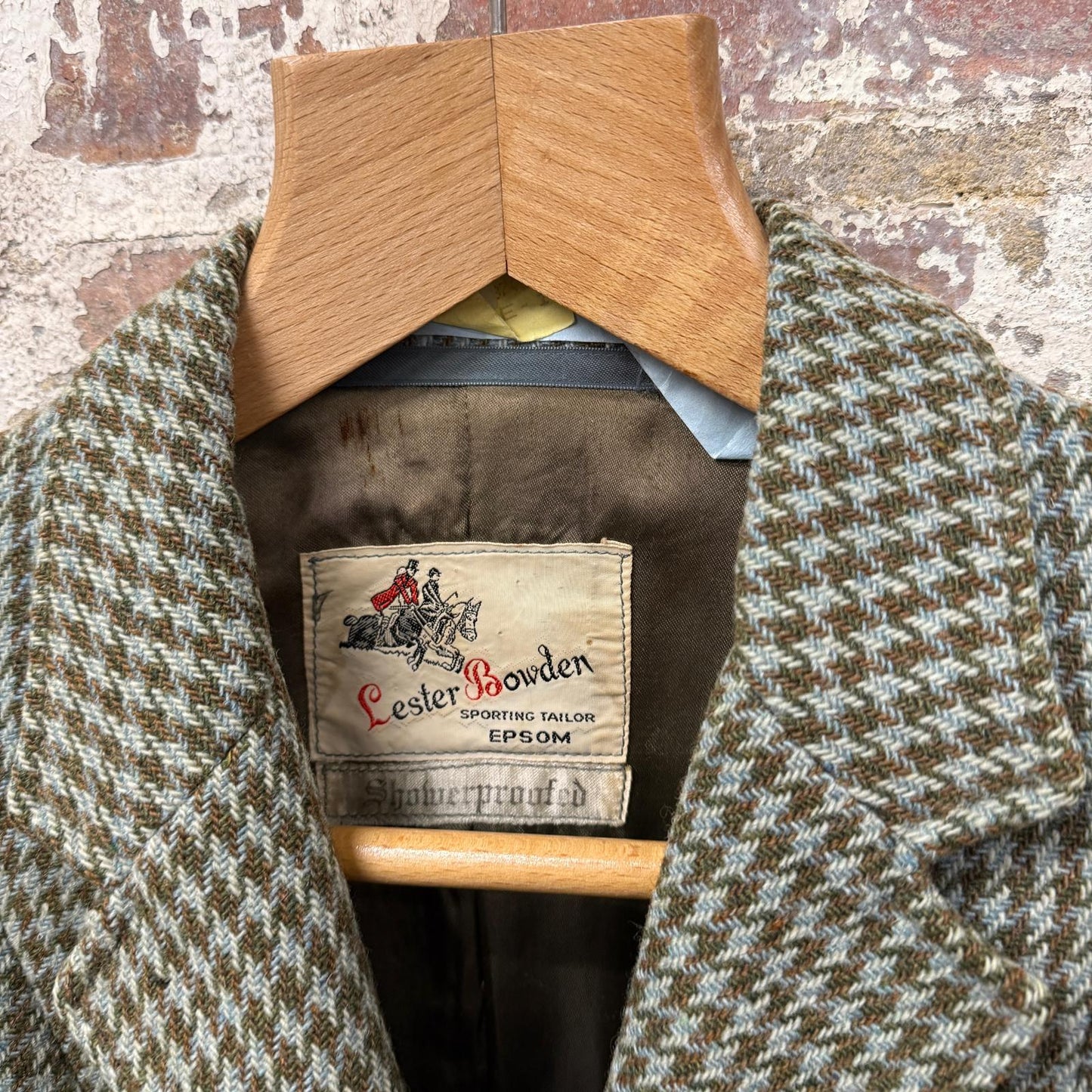 1940s Tweed 'Lester Bowden' Sports Riding Blazer Jacket