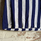 1970s Blue and White Stripe Vest Top