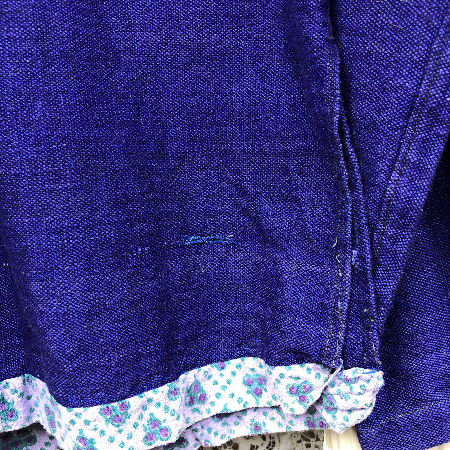 1970s Indian Cotton Gauze Smock Shirt Top