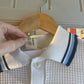 1970s White Netting Waffle Polo Shirt Top