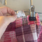 1970s Multi Coloured Checked Patchwork Skirt