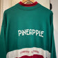 1980s Turquoise 'Pineapple' Graphic Sweatshirt