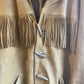 1950s Beige Wester Tassel Leather Jacket