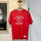 1960s Red College Graphic T-shirt