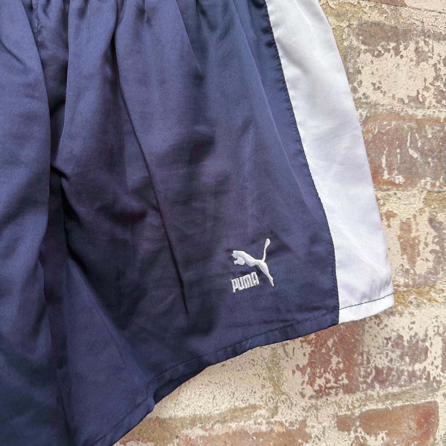 1980s Navy Sprinter Puma Shorts
