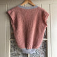 1970s Red Knitted Tank Top Jumper