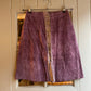 1970s 1980s Purple Suede Leather Skirt