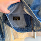 1970s Blue Denim Zip Trucker Jacket