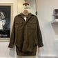 Dark Green Button Down Military Shirt