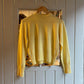 1950s Yellow Ribbed British Knitted Jumper