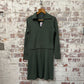 1970s Italian Knitted Green Dress