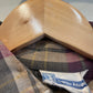 1970s French Checkered Button Up Smock Shirt