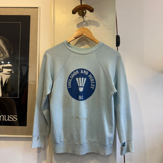 1970s Graphic Raglan Badminton Sweatshirt