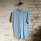 1960s Baby Blue British Leisure Zip Polo Shirt