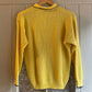 1970s Yellow Knitted Italian Polo Shirt Jumper