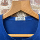 1980s Blue Italian Cotton Shirt Top