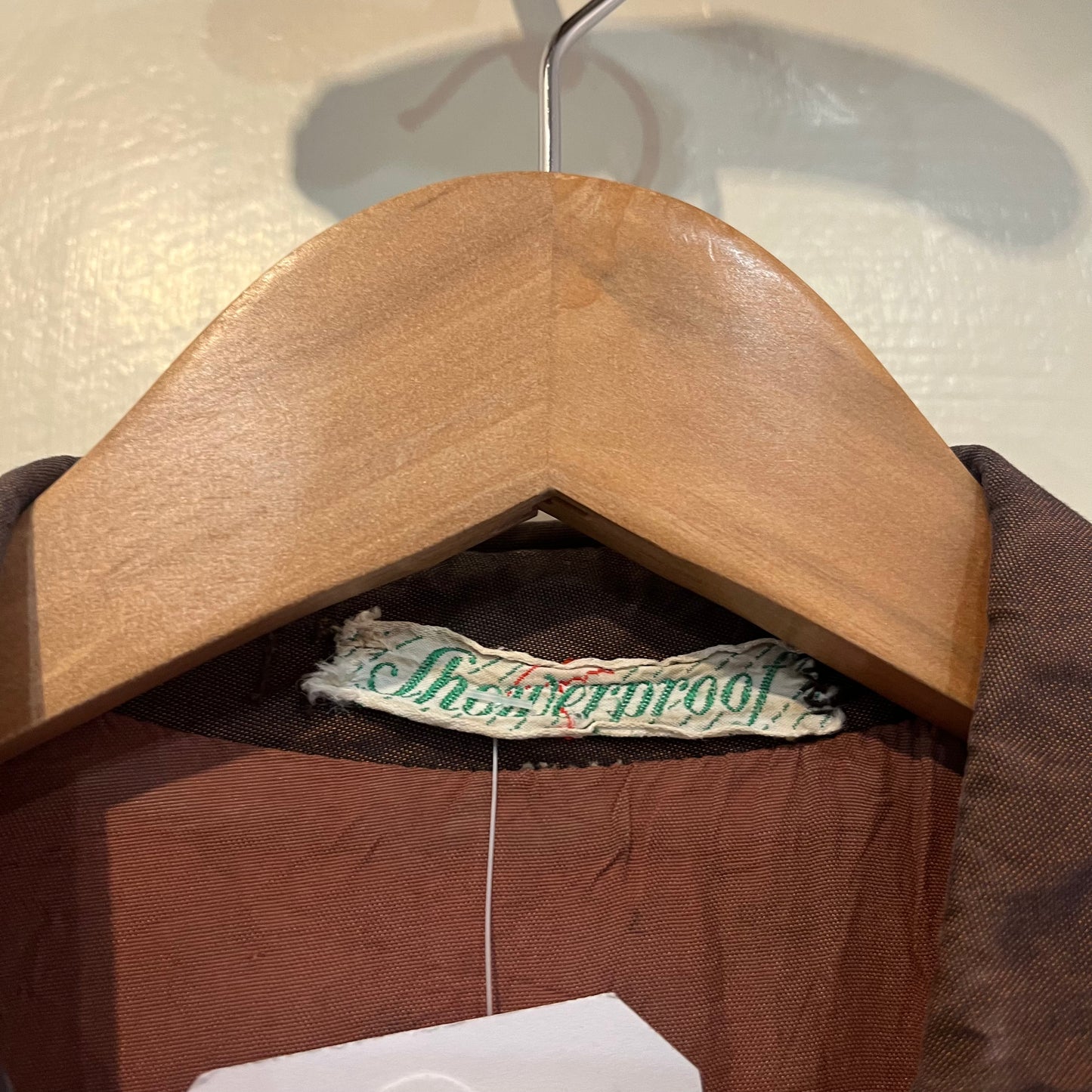 1960s Brown British Mac Jacket