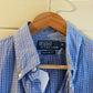 1990s Blue Checkered Ralph Lauren Button Shirt