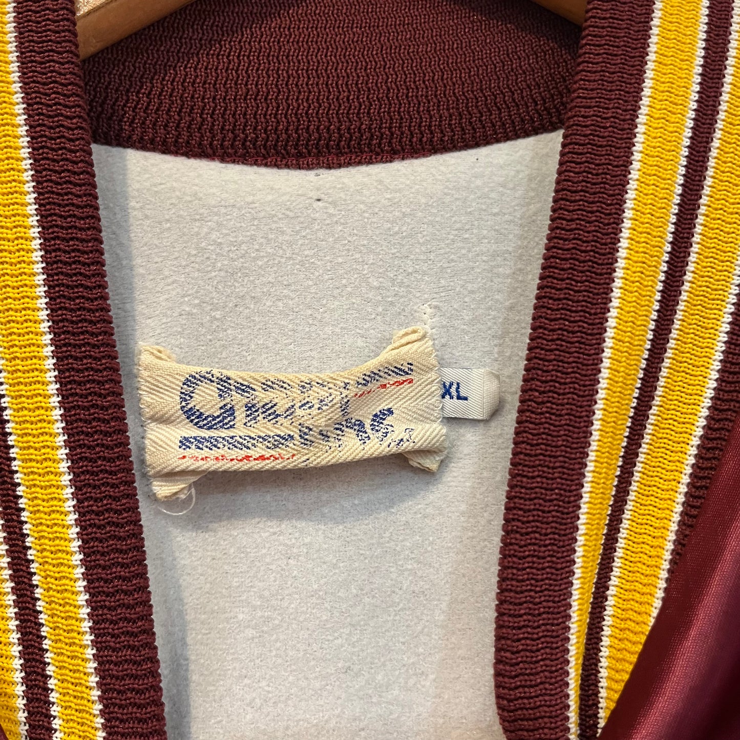 1980s Chalkline Satin RedSkins jacket